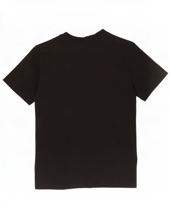 Champion Womens Graphic T-Shirt Top UK 12 Medium Black