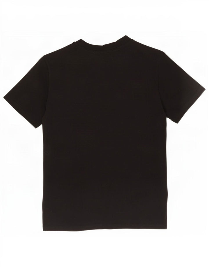 Champion Womens Graphic T-Shirt Top UK 12 Medium Black