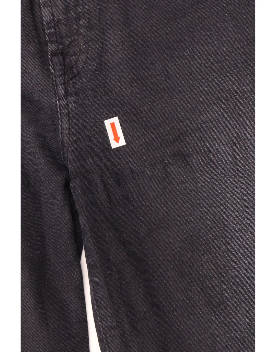 7 FOR ALL MANKIND Womens Skinny Jeans W32 L29  Black Cotton