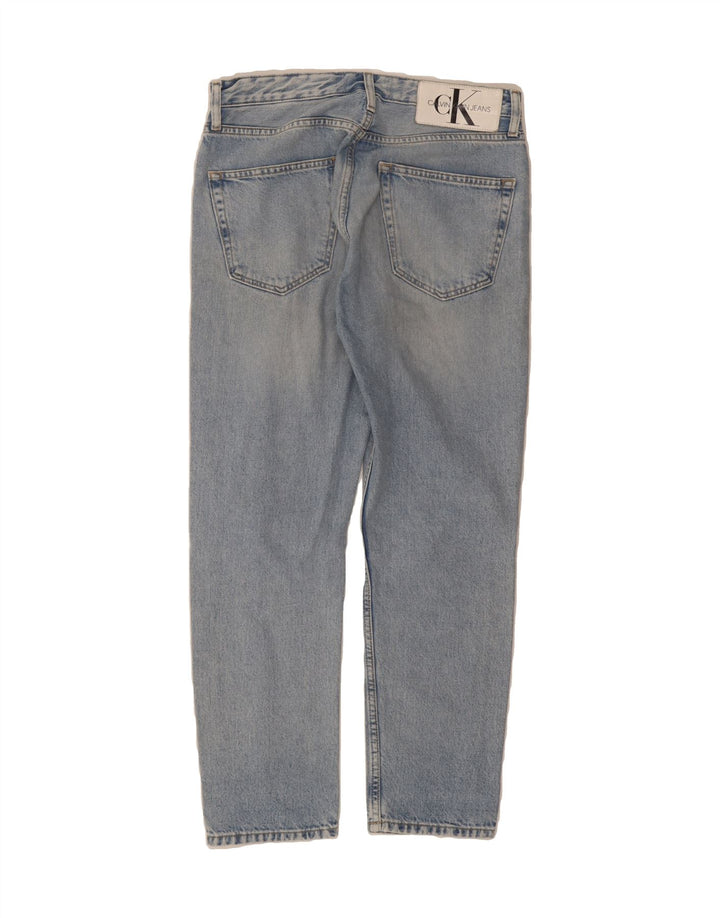 CALVIN KLEIN Womens Straight Jeans W29 L27 Blue Cotton Vintage Calvin Klein and Second-Hand Calvin Klein from Messina Hembry 