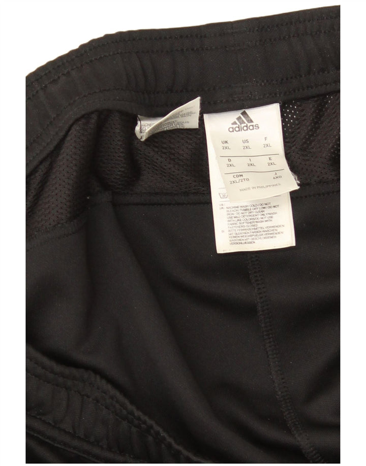 Adidas Mens Tracksuit Trousers 2XL Black Polyester