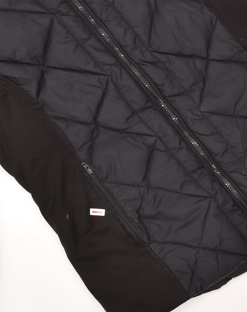 ELLESSE Womens Padded Jacket UK 16 Large Black | Vintage Ellesse | Thrift | Second-Hand Ellesse | Used Clothing | Messina Hembry 