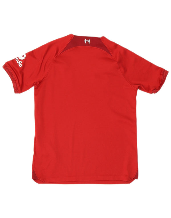 Nike Boys Liverpool Graphic T-Shirt Top 12-13 Years Large Red Polyester