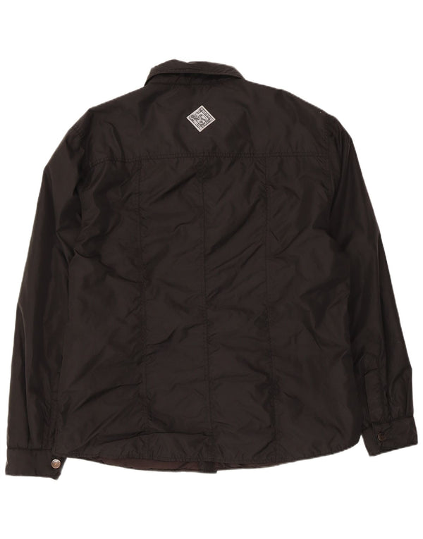 Tucano Urbano Mens Regular Fit Bomber Jacket UK 42 XL Black Nylon