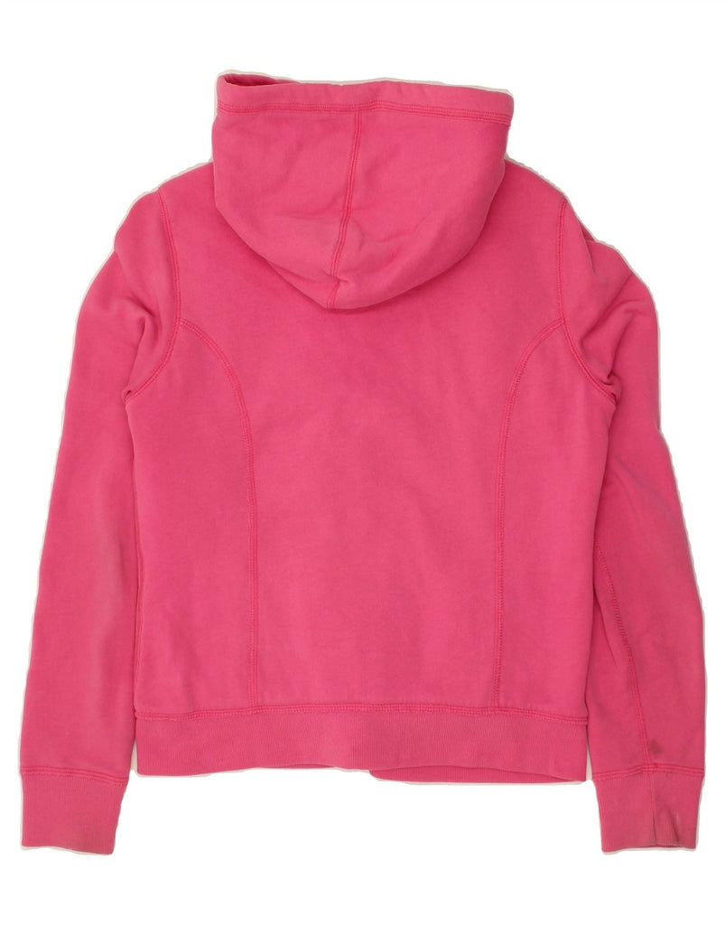 ABERCROMBIE & FITCH Womens Hooded Tracksuit Top Jacket UK 14 Large Pink Vintage Abercrombie & Fitch and Second-Hand Abercrombie & Fitch from Messina Hembry 