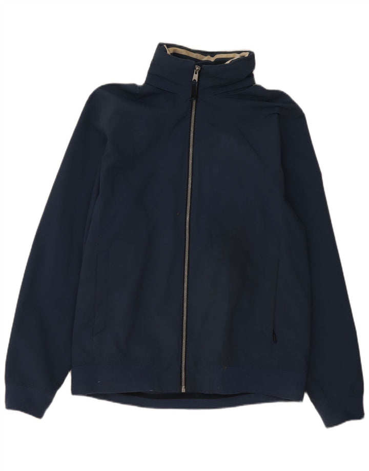 Timberland Mens Bomber Jacket Large Navy Blue Nylon