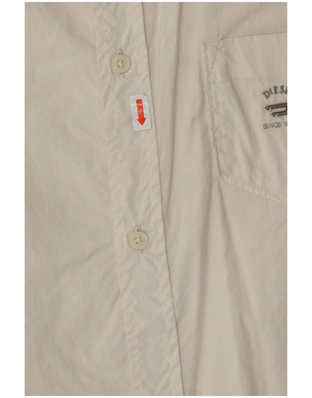 Diesel Boys Shirt 11-12 Years Large Off White