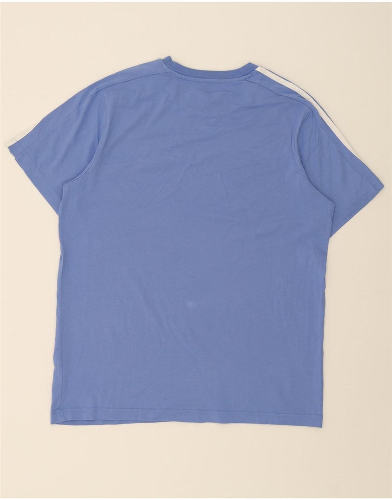 ADIDAS Mens T-Shirt Top Medium Blue Cotton Vintage Adidas and Second-Hand Adidas from Messina Hembry 