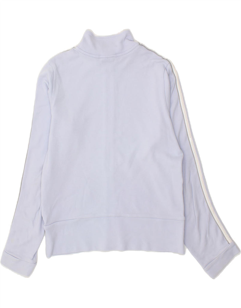 ADIDAS Womens Tracksuit Top Jacket UK 12 Medium Blue Cotton | Vintage Adidas | Thrift | Second-Hand Adidas | Used Clothing | Messina Hembry 