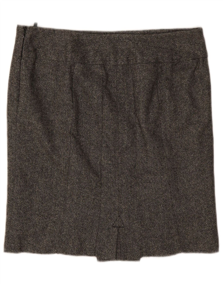 Benetton Womens Straight Skirt W32 Large Grey