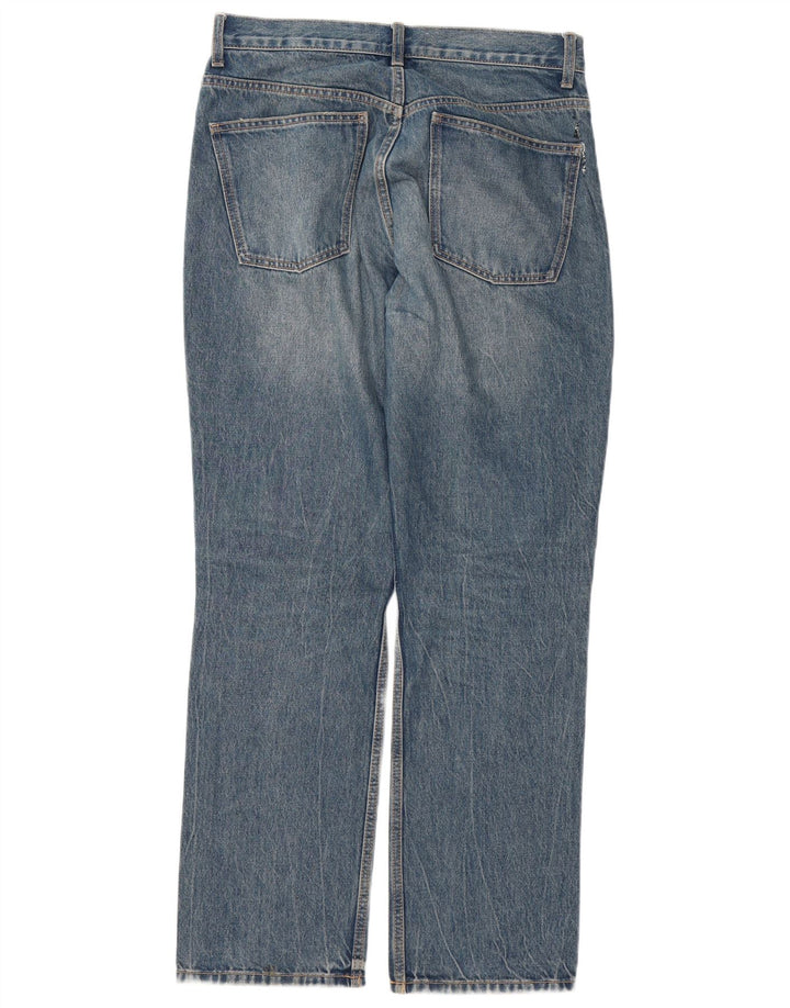 ZARA Womens Straight Jeans EU 42 Large W32 L30 Blue Cotton