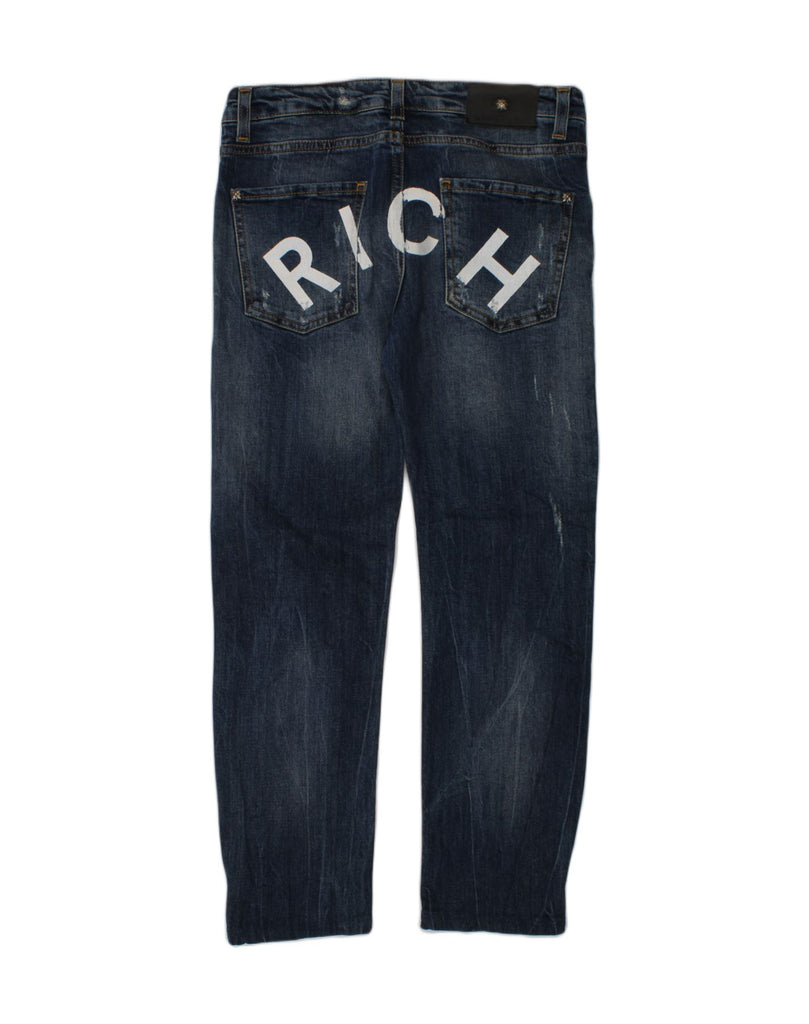 RICHMOND Boys Graphic Distressed Tapered Jeans 13-14 Years W30 L25  Blue | Vintage Richmond | Thrift | Second-Hand Richmond | Used Clothing | Messina Hembry 