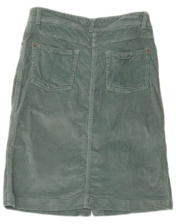 Timberland Womens Corduroy Skirt IT 46 Large W34 Green Cotton