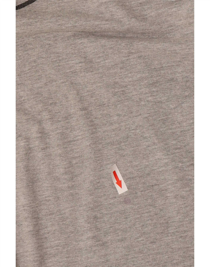 Volcom Mens Graphic T-Shirt Top Large Grey Flecked Cotton