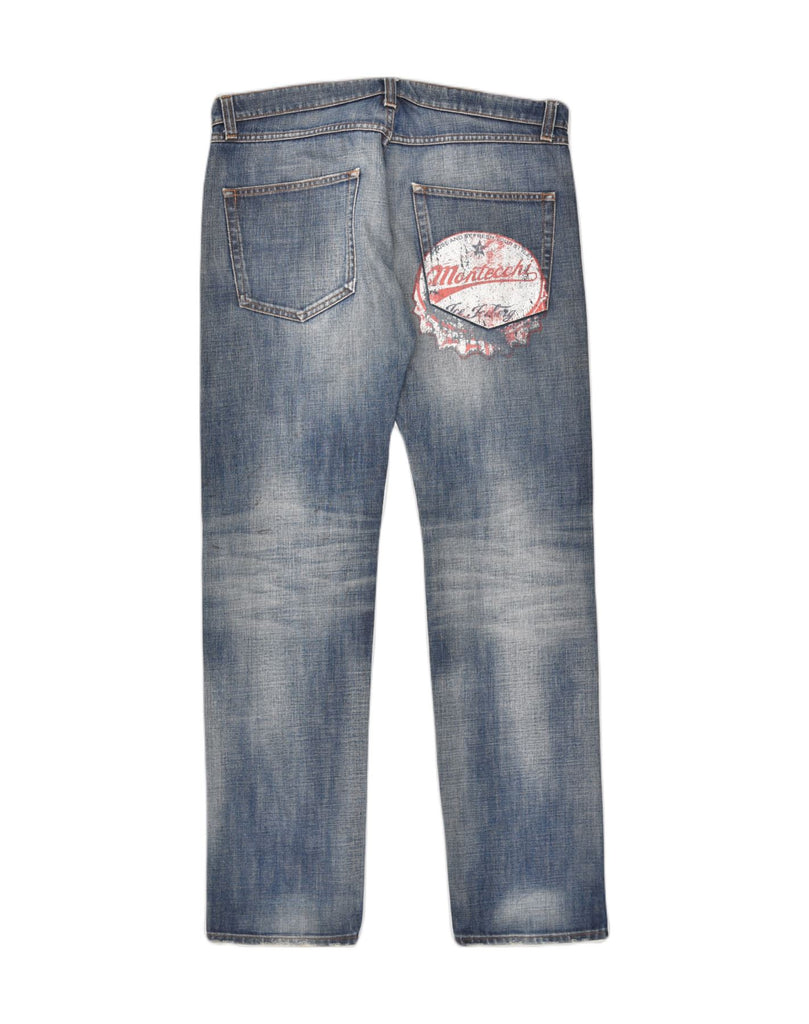 ICEBERG Mens Straight Jeans W36 L36  Blue Cotton | Vintage Iceberg | Thrift | Second-Hand Iceberg | Used Clothing | Messina Hembry 