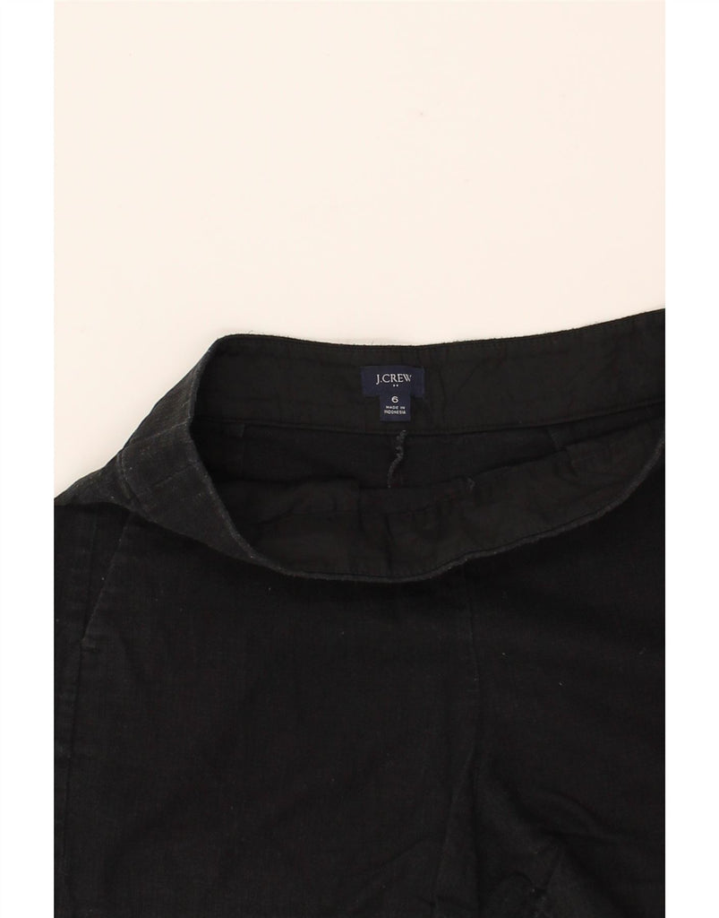 J. CREW Womens Chino Shorts US 6 Medium W28  Black Cotton Vintage J. Crew and Second-Hand J. Crew from Messina Hembry 