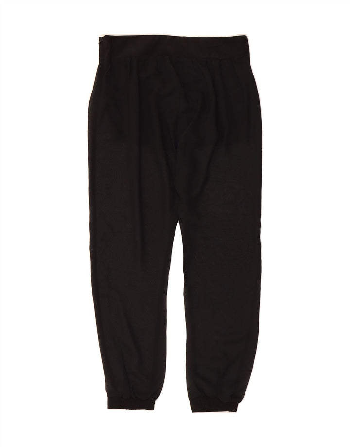BERSHKA Womens See Through Joggers Casual Trousers Medium W30 L27 Black Vintage Bershka and Second-Hand Bershka from Messina Hembry 
