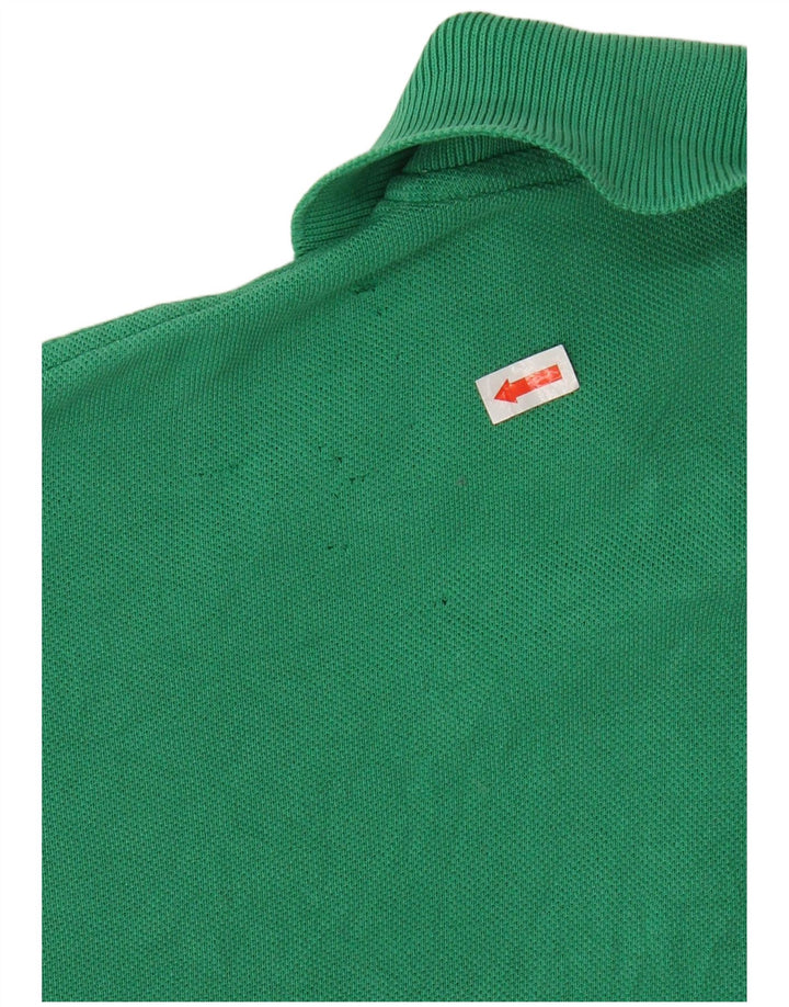 LACOSTE Mens Chemises Polo Shirt Size 4 Medium Green Cotton