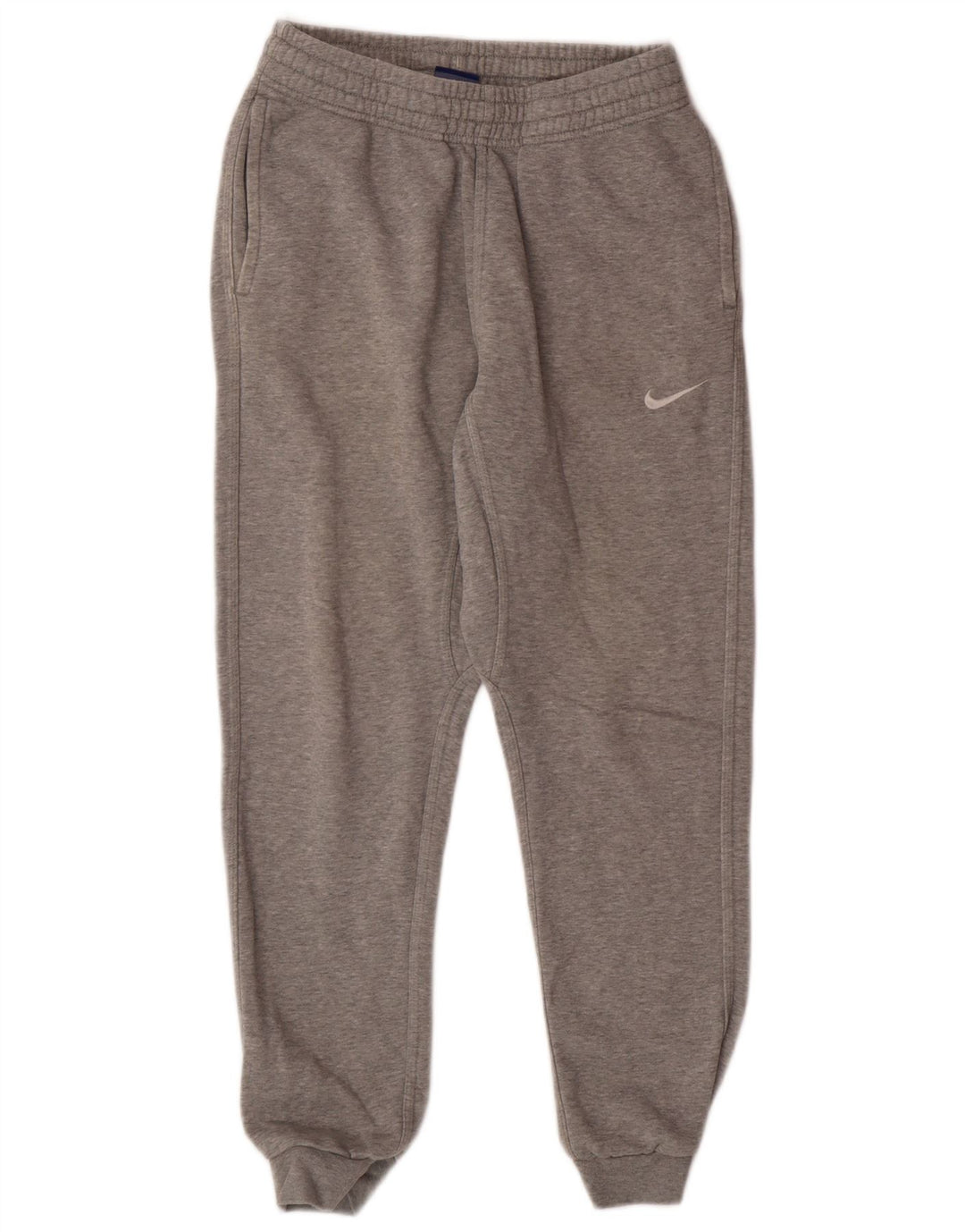 NIKE Mens Tracksuit Trousers Joggers Small Grey Flecked Cotton