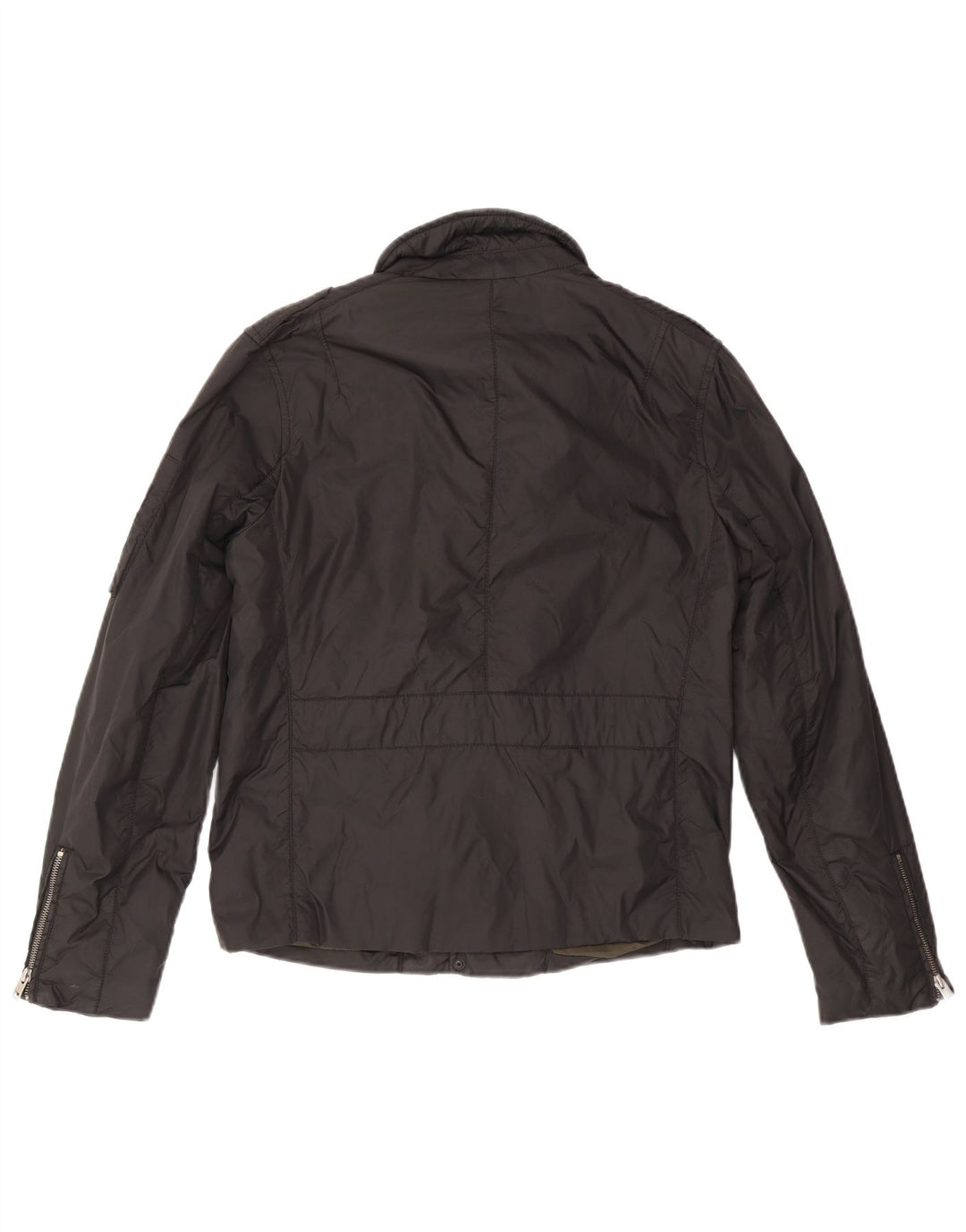 ALL SAINTS Mens Military Jacket UK 38 Medium Black Nylon