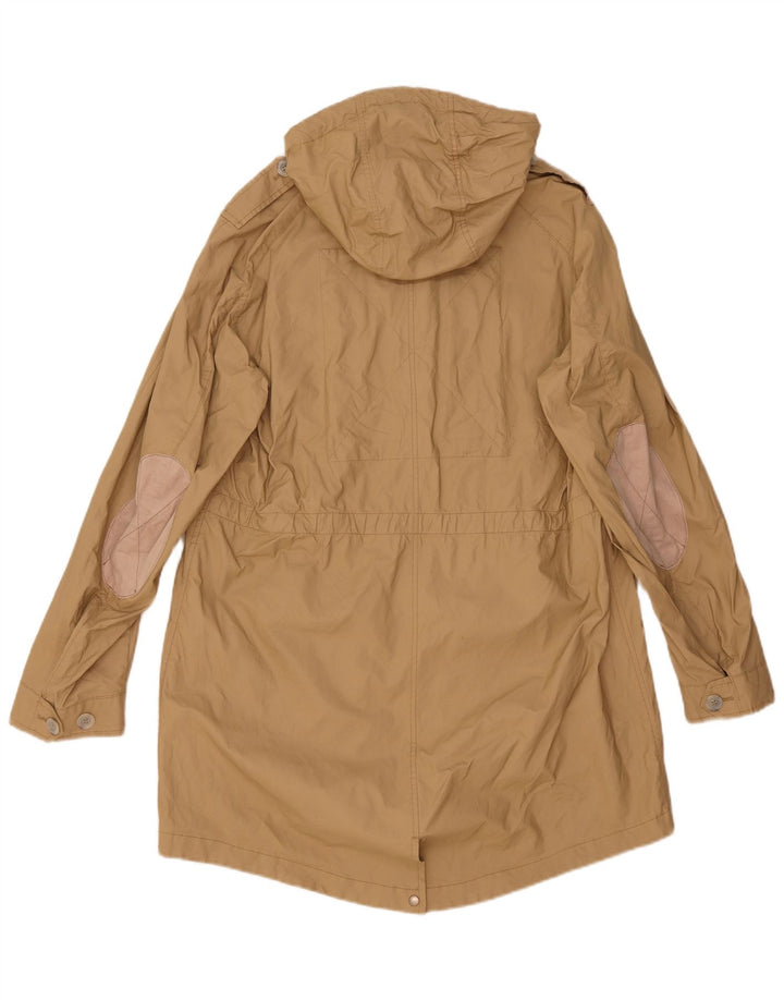 Solange Mens Hooded Raincoat UK 38 Medium Khaki Lycra
