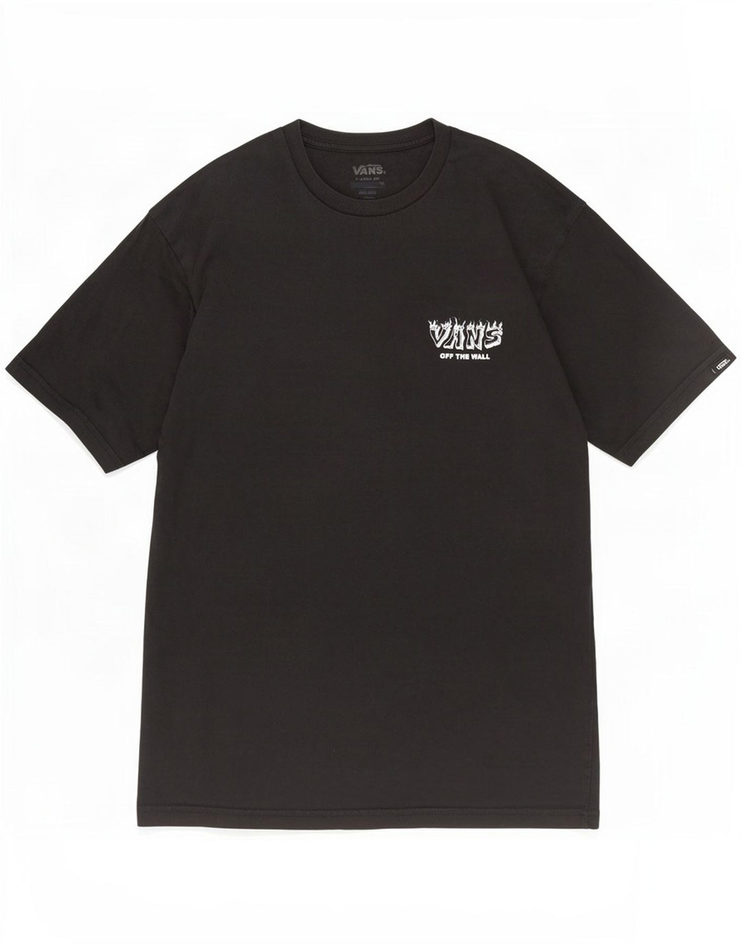 Vans Mens Classic Fit Graphic T-Shirt Top Medium Black Cotton