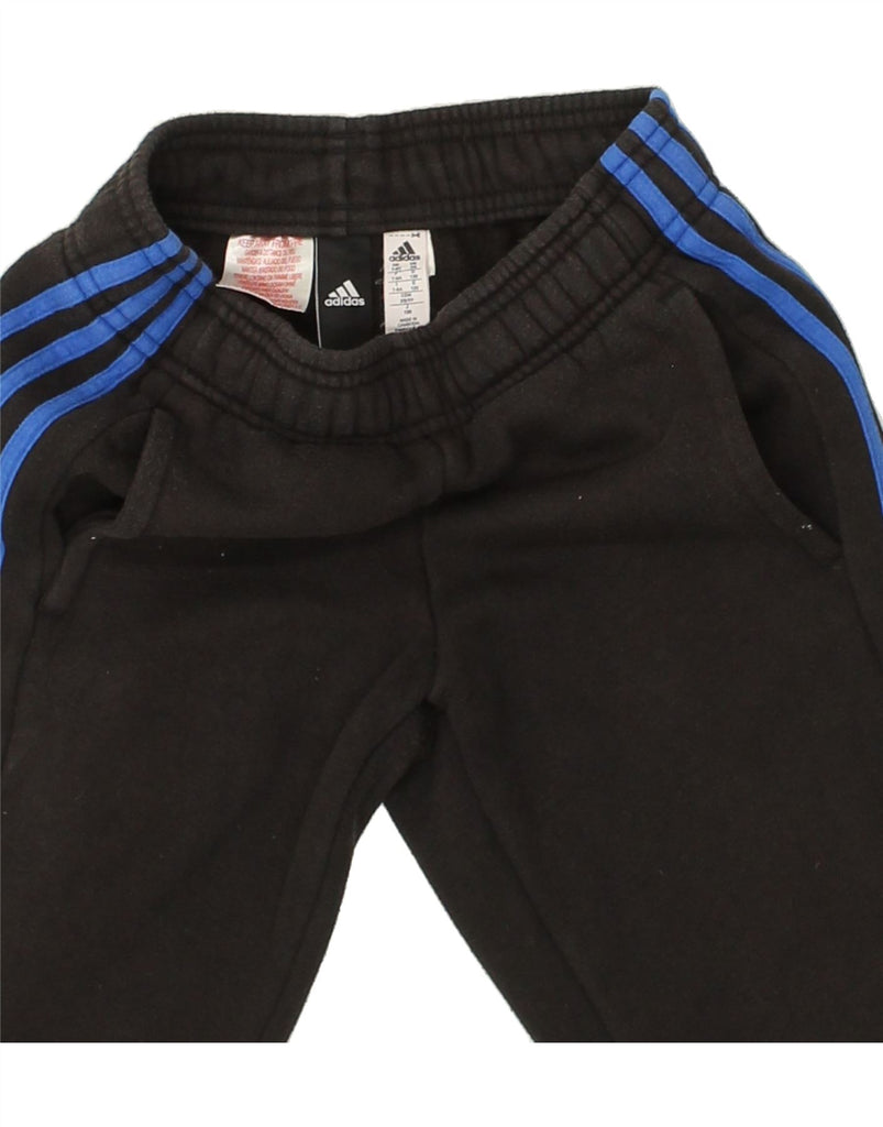 ADIDAS Boys Tracksuit Trousers Joggers 7-8 Years Black Cotton | Vintage Adidas | Thrift | Second-Hand Adidas | Used Clothing | Messina Hembry 