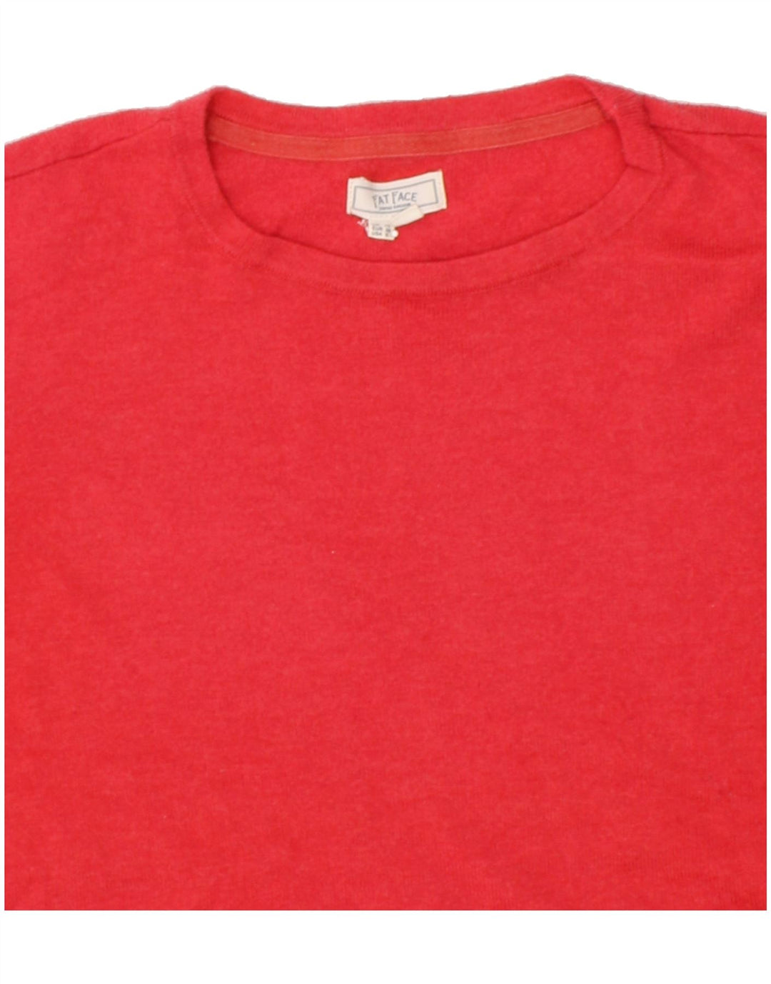 FAT FACE Womens Boat Neck Jumper Sweater UK 10 Small Red Polyester Vintage Fat Face and Second-Hand Fat Face from Messina Hembry 