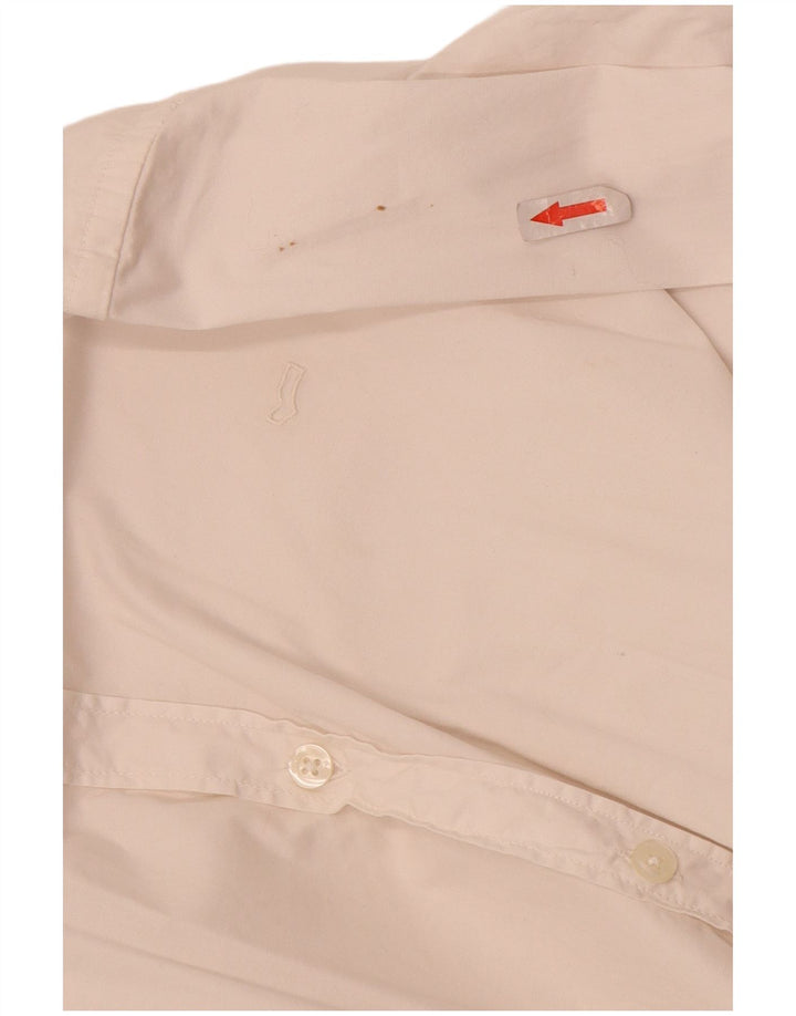 Gas Mens Shirt Large White Cotton