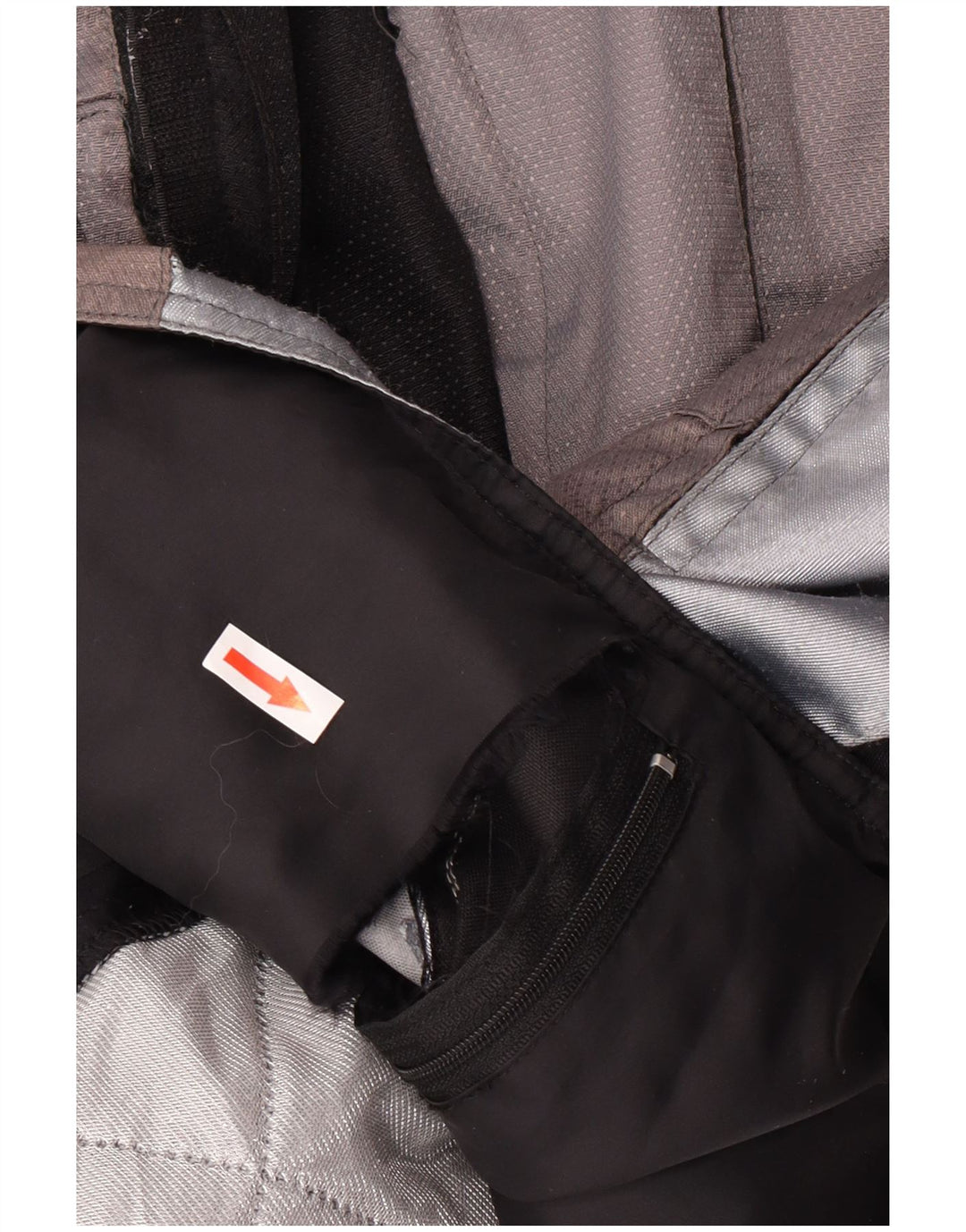 AXO Mens Graphic Racer Jacket UK 46 3XL Grey Colourblock Polyamide