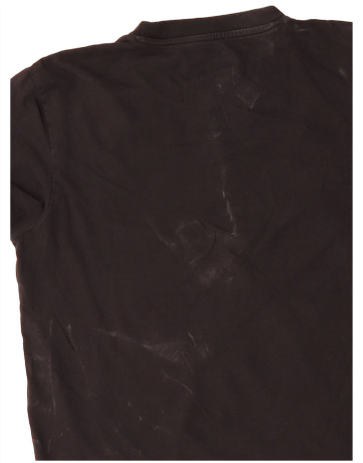 Adidas Mens Graphic T-Shirt Top Small Black Cotton