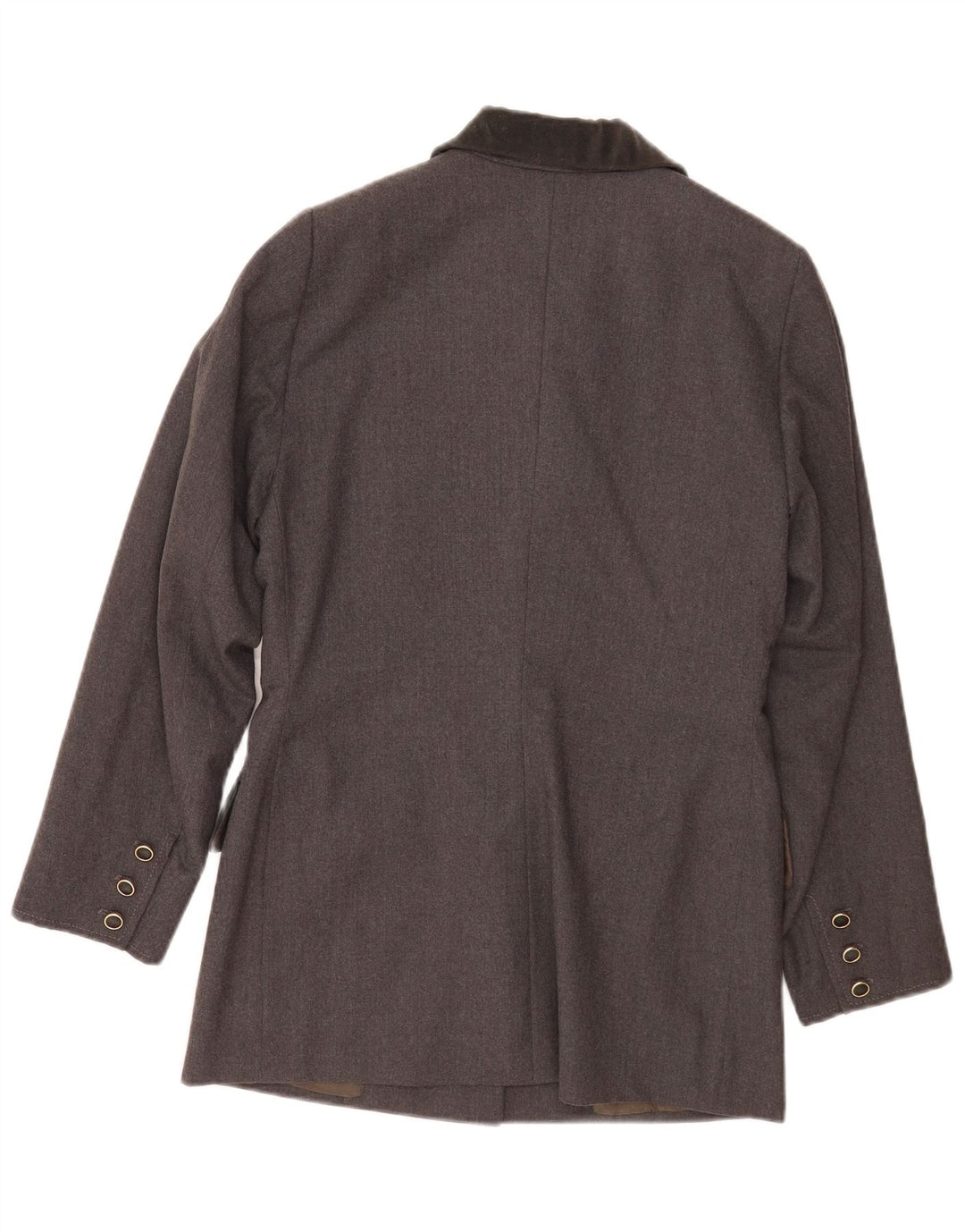 Vintage Womens 5 Button Blazer Jacket UK 16 Large Grey