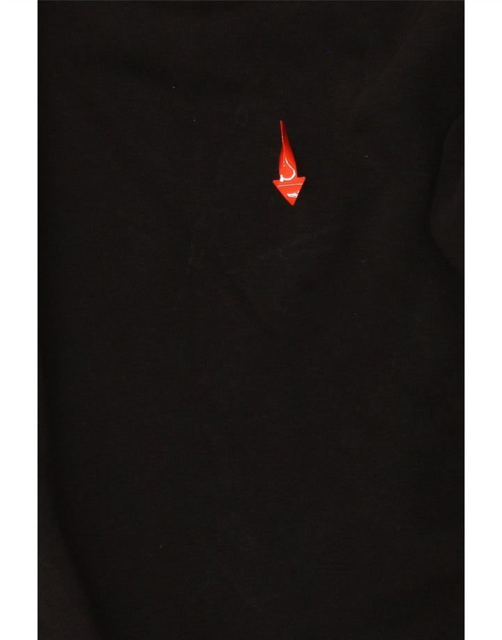 ADIDAS Womens Tracksuit Trousers Joggers UK 14 Medium Black Cotton