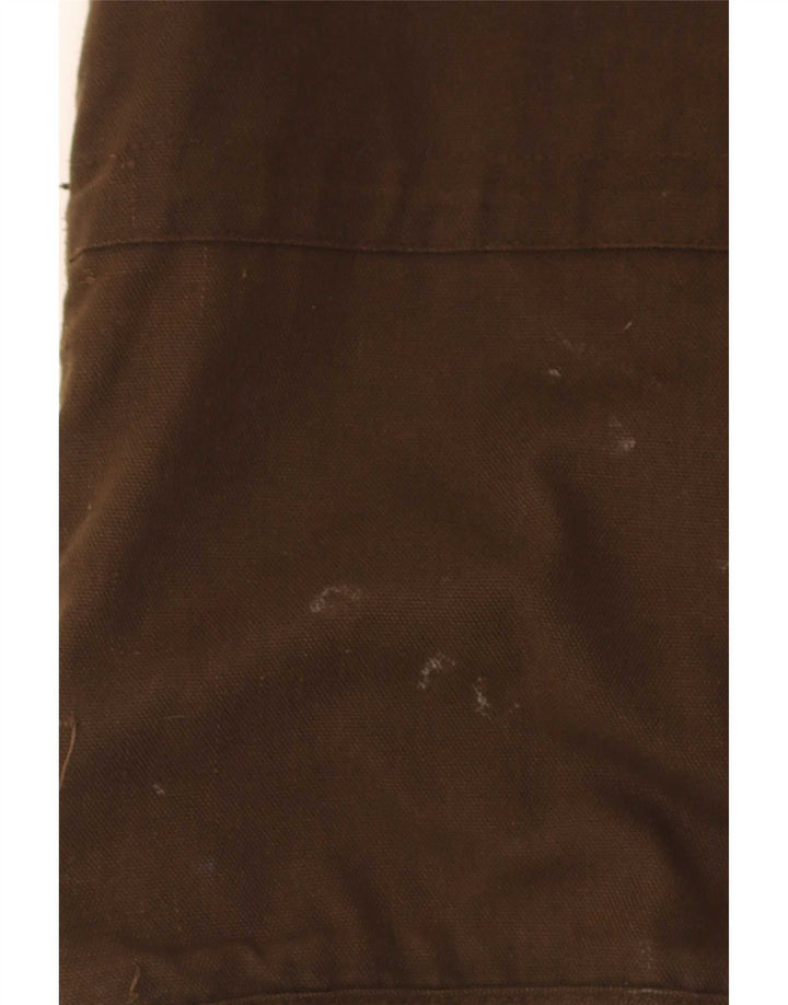 Deerhunter Mens Gilet UK 40 Large Brown Colourblock Cotton