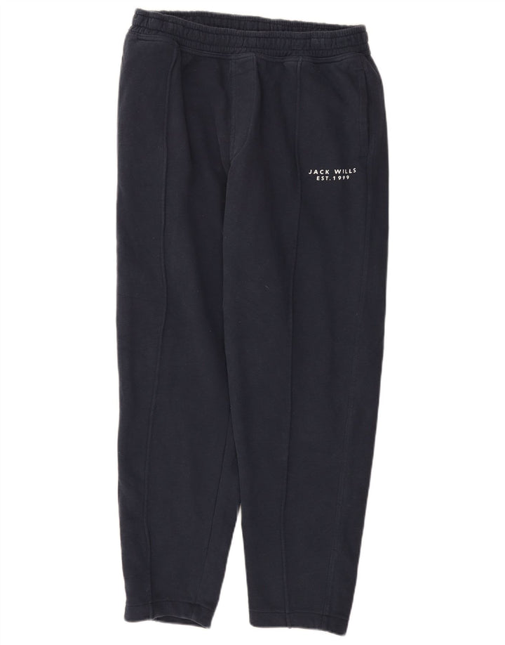 Jack Wills Mens Tracksuit Trousers Large Navy Blue Cotton