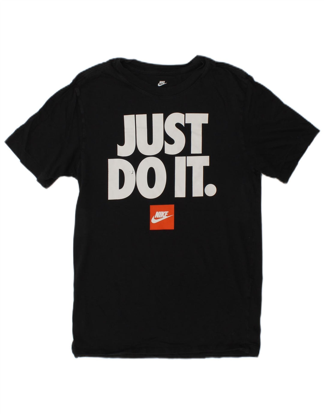Nike Mens Graphic T-Shirt Top XS Black Cotton