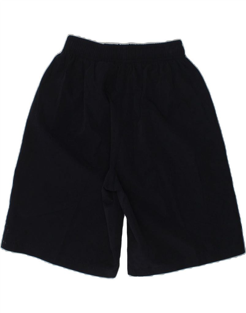 UMBRO Boys Graphic Bermuda Sport Shorts 7-8 Years 3XS Navy Blue Polyester | Vintage Umbro | Thrift | Second-Hand Umbro | Used Clothing | Messina Hembry 