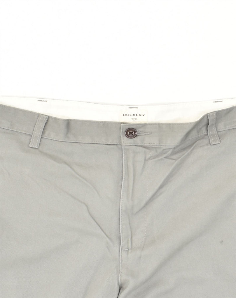 DOCKERS Mens Chino Shorts  W42 2XL Grey Cotton | Vintage Dockers | Thrift | Second-Hand Dockers | Used Clothing | Messina Hembry 