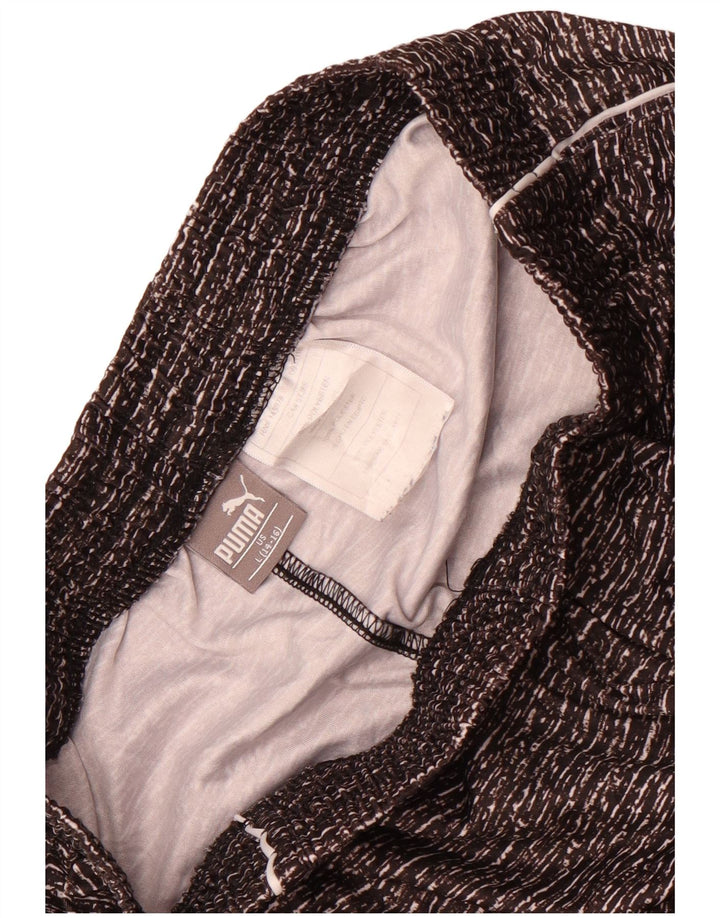 Puma Boys Sport Shorts 14-15 Years Large Black Flecked Polyester Sports