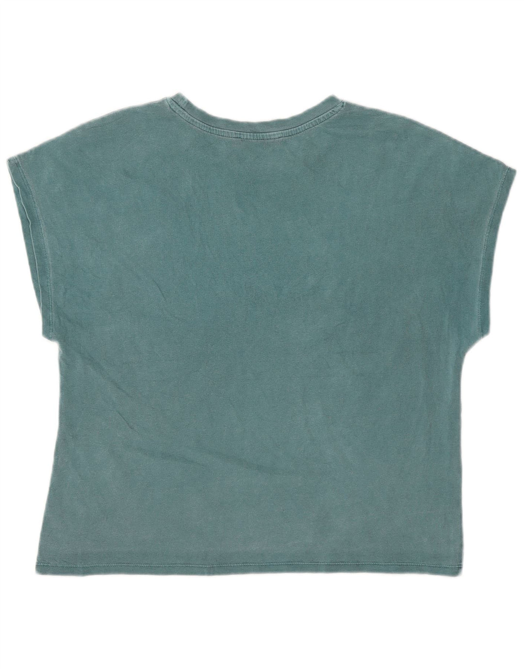 Zara Womens Graphic T-Shirt Top Small Green
