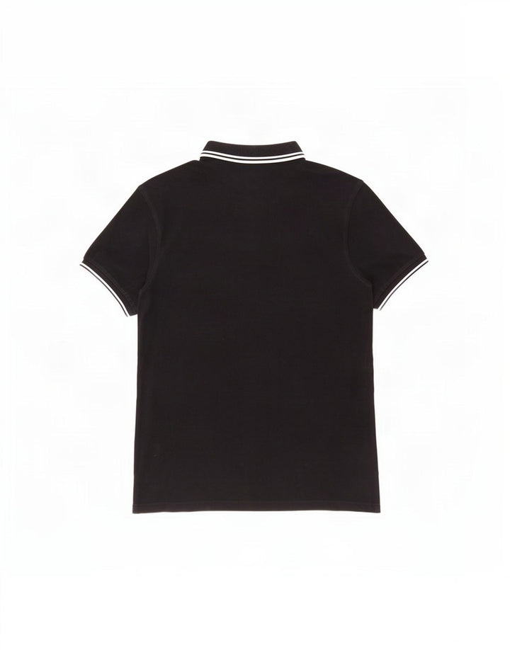 Fred Perry Mens Polo Shirt Medium Black Cotton