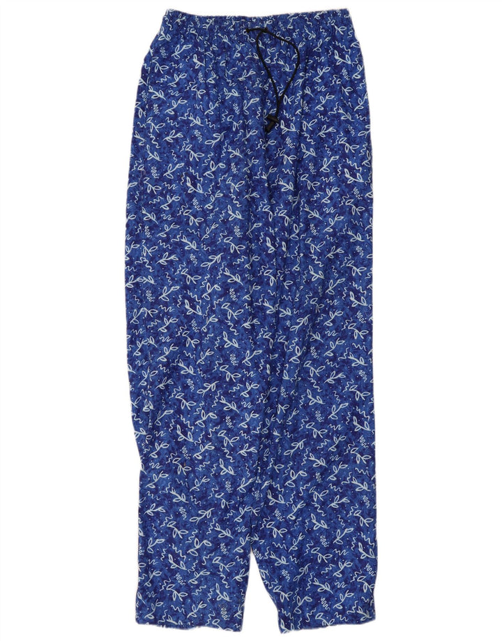 Great Escapes Mens Tracksuit Trousers Medium Blue Floral