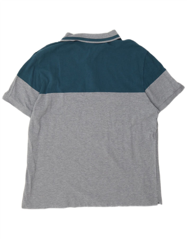 Lacoste Mens Regular Fit Polo Shirt 2XL Grey Colourblock Cotton