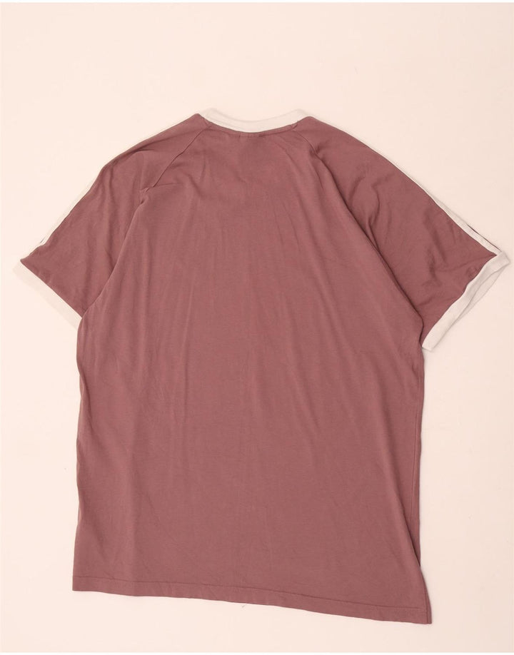 Adidas Mens T-Shirt Top XL Pink