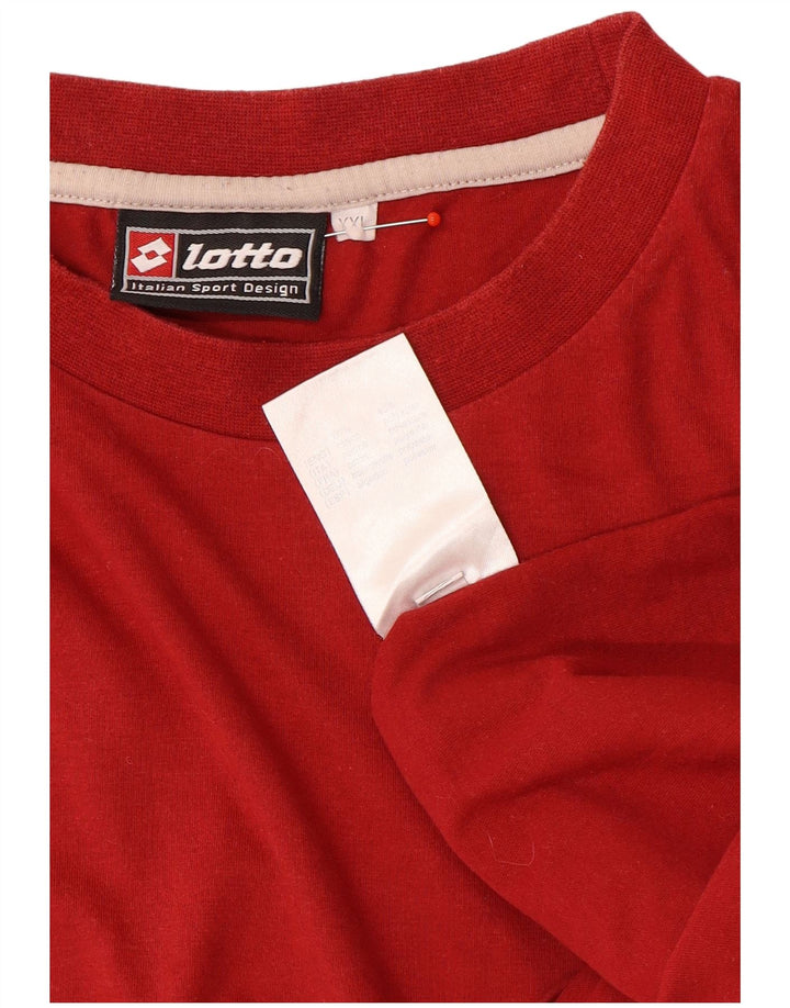 Lotto Mens Vest Top 2XL Red Cotton