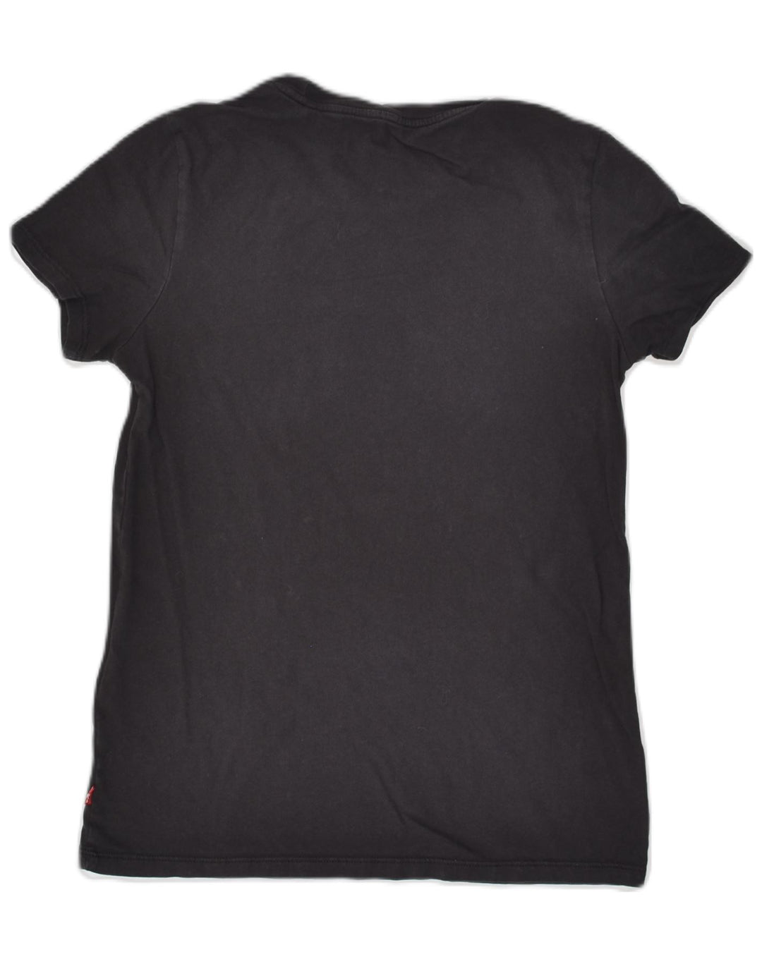 LEVI'S Womens Graphic T-Shirt Top UK 6 XS Black Cotton | Vintage Levi's | Thrift | Second-Hand Levi's | Used Clothing | Messina Hembry 
