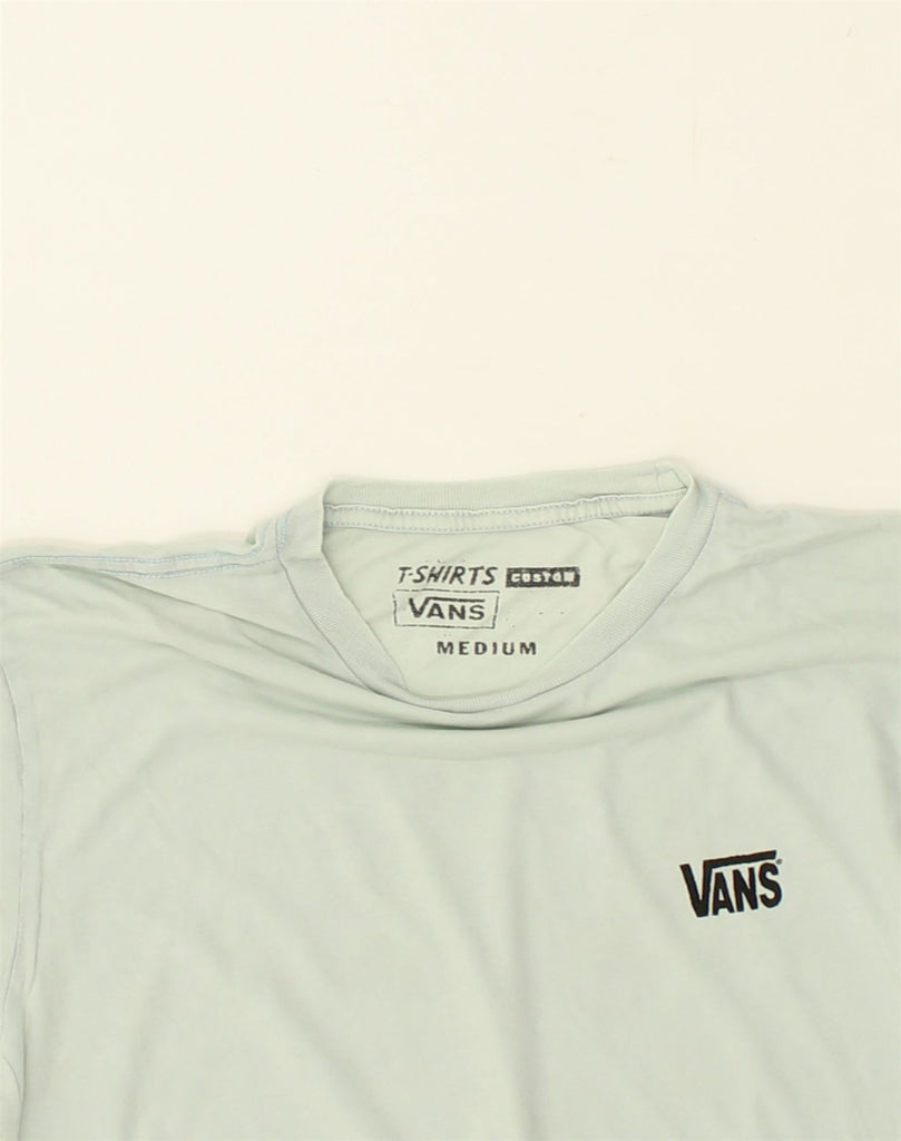 VANS Womens Graphic T-Shirt Top UK 12 Medium White Cotton | Vintage Vans | Thrift | Second-Hand Vans | Used Clothing | Messina Hembry 