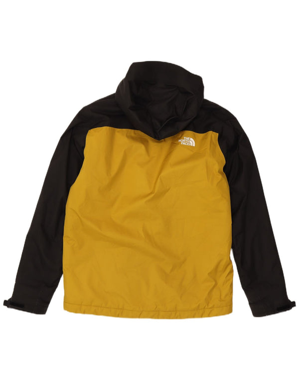 The North Face Mens Hooded Windbreaker Jacket UK 40 Large Black Colourblock