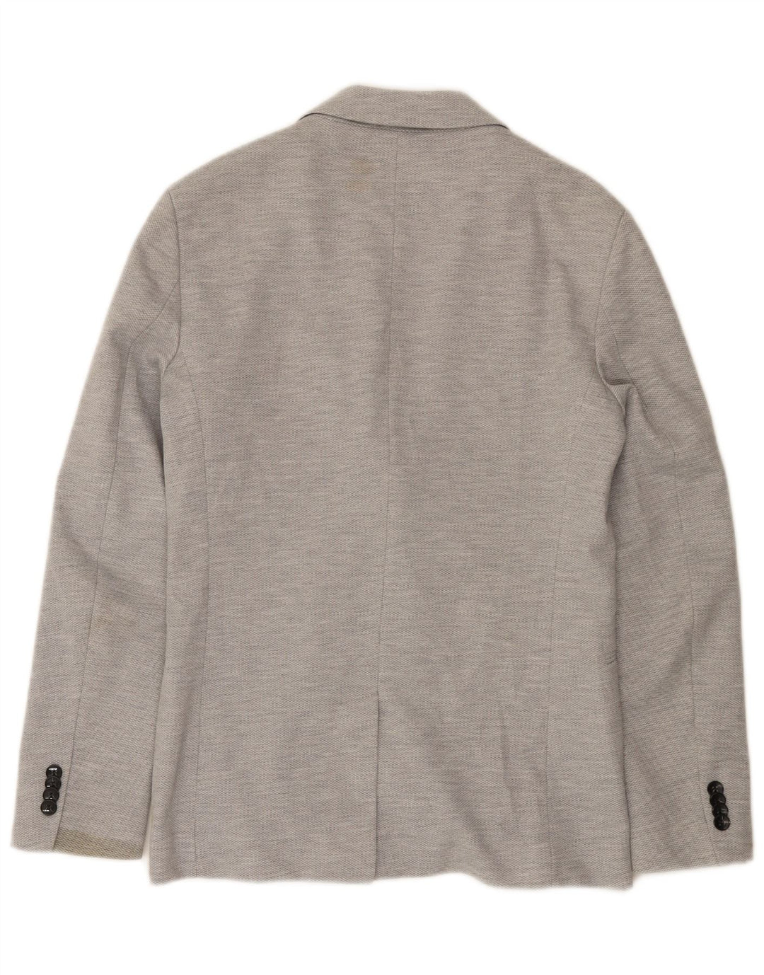 Zara Mens 2 Button Blazer Jacket UK 38 Medium Grey