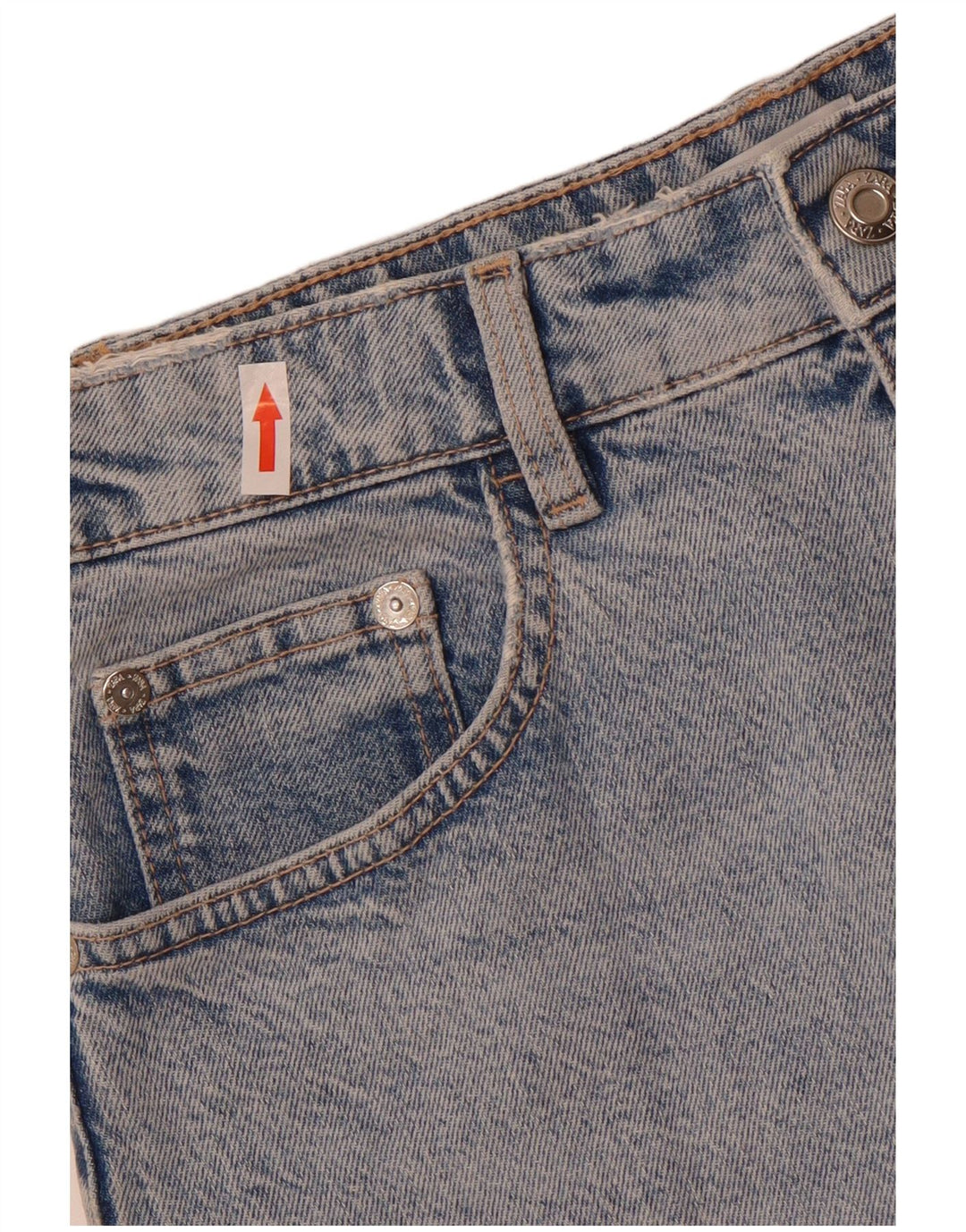 Zara Womens Denim Skirt Medium W28  Blue Cotton